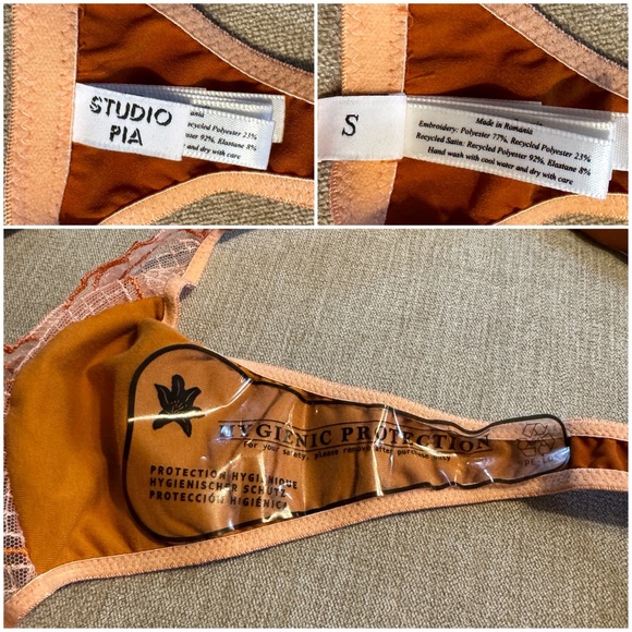 Studio Pia Nora Balconette Bra & Thong, NWOT - Picture 9 of 10